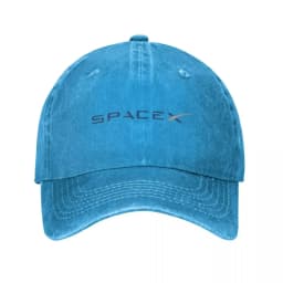 Vintage SpaceX Space X Logo Elon Musk Baseball Caps Distressed Washed Snapback Cap Falcon Heavy Rocket Outdoor Summer Hats Cap