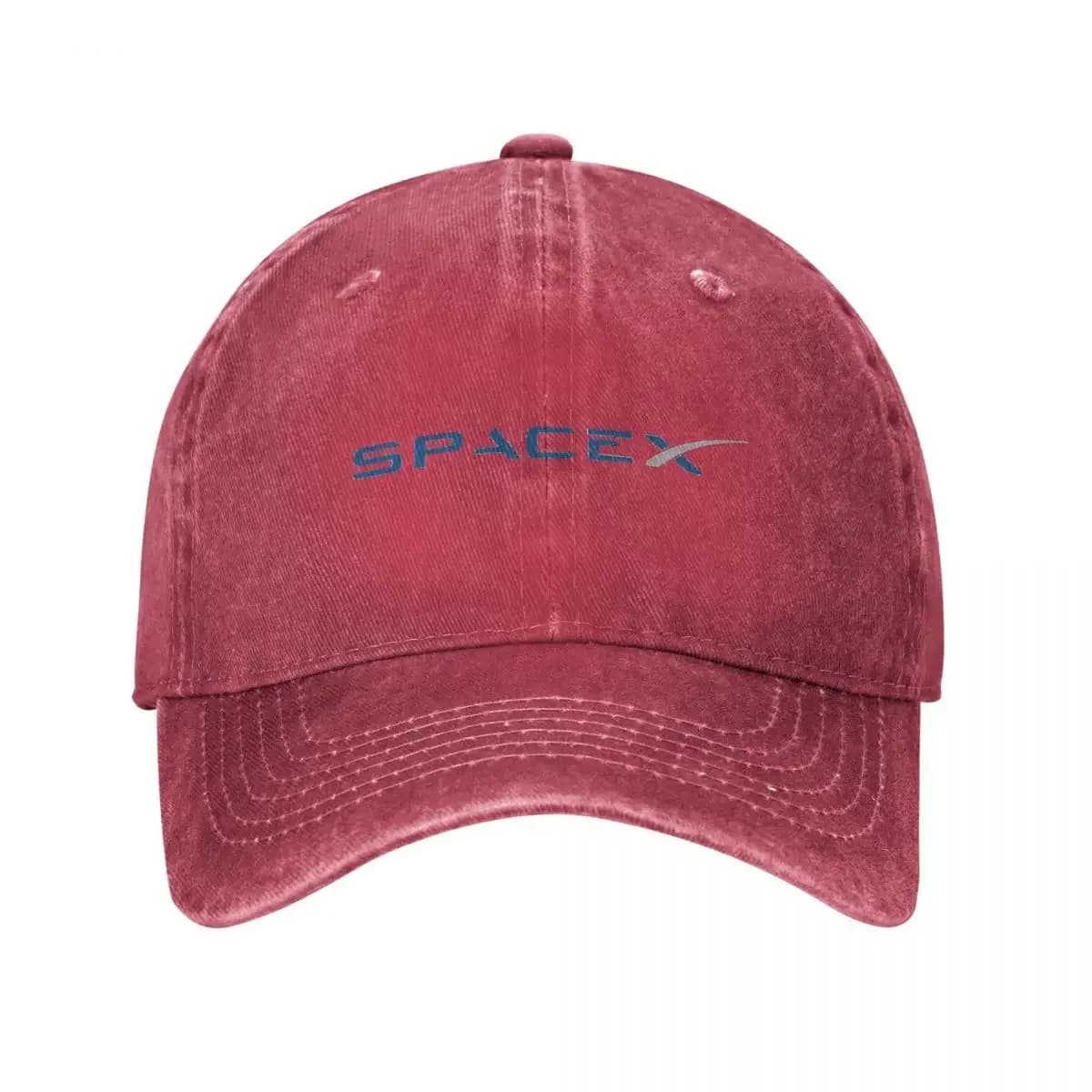 Vintage SpaceX Space X Logo Elon Musk Baseball Caps Distressed Washed Snapback Cap Falcon Heavy Rocket Outdoor Summer Hats Cap