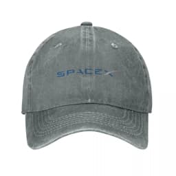 Vintage SpaceX Space X Logo Elon Musk Baseball Caps Distressed Washed Snapback Cap Falcon Heavy Rocket Outdoor Summer Hats Cap