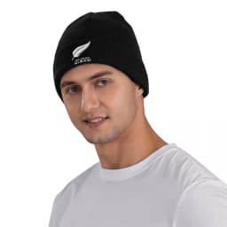 New Zealand All Blacks Bonnet Hats Beanie Hats Design Skullies Beanies Winter Y2K Cool Men Women Unisex Gym Thermal Elastic Cap