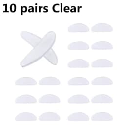10/20pcs Glasses Nose Pads Adhesive Silicone Nose Pads Non-slip Transparent Nosepads for Glasses Eyeglasses Eyewear Accessories