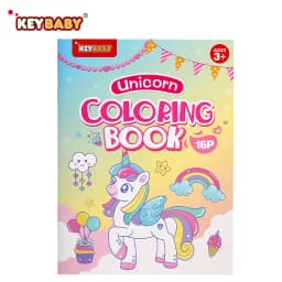 16 Pages Montessori Children's Coloring Books Mermaid Dinosaur Unicorn Baby Drawing Book School Early Education Montessori Toys