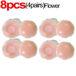 2/20pcs Silicone Nipple Cover Reusable Women Breast Petals Lift Invisible Pasties Bra Padding Stickers Patch Boob Pads Adhesive