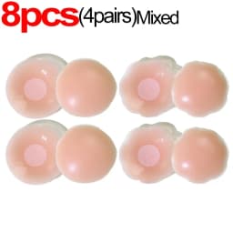 2/20pcs Silicone Nipple Cover Reusable Women Breast Petals Lift Invisible Pasties Bra Padding Stickers Patch Boob Pads Adhesive