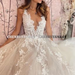 Simple Wedding Dresses For Women 2025 Boho A-Line Sexy Long Wedding Gowns Lace Applique Elegant Bride Dress vestidos de novia