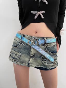 Y2K Millennium Spice Girl Style N Belt Woman 2024 New Jeans Belt Decoration With INS Style
