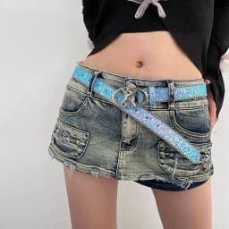 Y2K Millennium Spice Girl Style N Belt Woman 2024 New Jeans Belt Decoration With INS Style