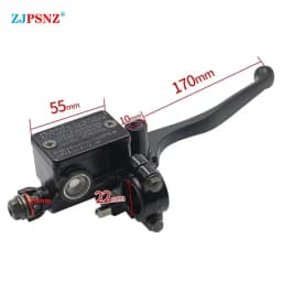 22mm Motorcycle Brake Pump Front Master Cylinder Hydraulic Brake Lever Dirt Pit Bike ATV Quad Moped Buggy Go Kart