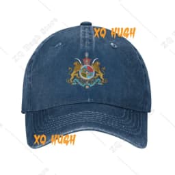 Custom Cotton Imperial Coat Of Arms Of Iran Baseball Cap Men Women Adjustable Iranian Lion Dad Hat Outdoor