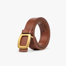 BEAUTODAY Brand Belt Women Cow Leather Solid Color Luxury Designer Square Buckle Jeans 2024 Ladies Accessories Handmade 91105
