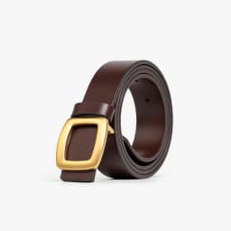 BEAUTODAY Brand Belt Women Cow Leather Solid Color Luxury Designer Square Buckle Jeans 2024 Ladies Accessories Handmade 91105