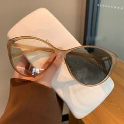 Luxury Color Changing Sunglasses Fashion Ladies Cat Eye Frame Photochromic Eyewear Men's Outdoor Sports UV Sun Shades Eyeglasses