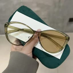 Luxury Color Changing Sunglasses Fashion Ladies Cat Eye Frame Photochromic Eyewear Men's Outdoor Sports UV Sun Shades Eyeglasses
