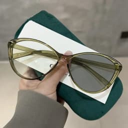 Luxury Color Changing Sunglasses Fashion Ladies Cat Eye Frame Photochromic Eyewear Men's Outdoor Sports UV Sun Shades Eyeglasses