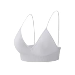 V Neck Seamless Triangle Cup Bra Camisole Underwear Wrapped Chest Women S M L Breathable Gather Up Sports Fitness Yoga Casual