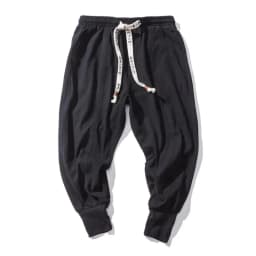 Men Harem Pants Streetwear Cotton Joggers New Baggy Hip Hop Fashion Pants Casual Solid Trousers Male Trendy Sweatpants