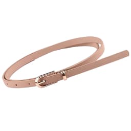 1PC Fashion Black White Gray Women Belts Thin Skinny Waistband Pin Buckle Adjustable Belt Summer Dress Jeans Strap Pu Belts