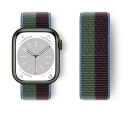 Nylon Loop Strap For Apple Watch band 44mm 45mm 40mm 42mm 41mm 38mm Bracelet belt Correa iWatch Series 9 4 5 6 Se 7 8 Ultra 49mm