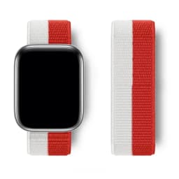 Nylon Loop Strap For Apple Watch band 44mm 45mm 40mm 42mm 41mm 38mm Bracelet belt Correa iWatch Series 9 4 5 6 Se 7 8 Ultra 49mm