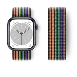 Nylon Loop Strap For Apple Watch band 44mm 45mm 40mm 42mm 41mm 38mm Bracelet belt Correa iWatch Series 9 4 5 6 Se 7 8 Ultra 49mm