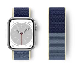 Nylon Loop Strap For Apple Watch band 44mm 45mm 40mm 42mm 41mm 38mm Bracelet belt Correa iWatch Series 9 4 5 6 Se 7 8 Ultra 49mm
