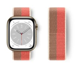 Nylon Loop Strap For Apple Watch band 44mm 45mm 40mm 42mm 41mm 38mm Bracelet belt Correa iWatch Series 9 4 5 6 Se 7 8 Ultra 49mm