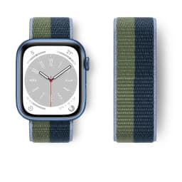 Nylon Loop Strap For Apple Watch band 44mm 45mm 40mm 42mm 41mm 38mm Bracelet belt Correa iWatch Series 9 4 5 6 Se 7 8 Ultra 49mm