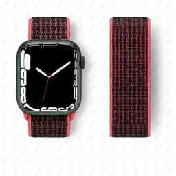 Nylon Loop Strap For Apple Watch band 44mm 45mm 40mm 42mm 41mm 38mm Bracelet belt Correa iWatch Series 9 4 5 6 Se 7 8 Ultra 49mm