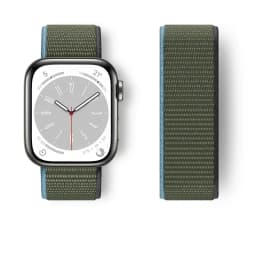 Nylon Loop Strap For Apple Watch band 44mm 45mm 40mm 42mm 41mm 38mm Bracelet belt Correa iWatch Series 9 4 5 6 Se 7 8 Ultra 49mm