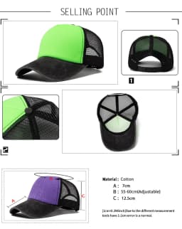 1pcs Baseball Cap Men's Summer Breathable Mesh Sun Hat Unisex Cotton Snapback Cap Truck Caps Visor