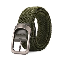 Elastic Stretch Woven Braided Canvas Belt Golf Belt for Women Men Pants Jeans