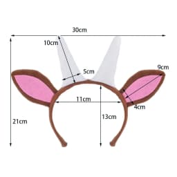 Halloween Goat Horn Animal Costume Accessories Headband Tail Bow Tie Tutu for Toddler Kids Girls Fancy Dress Up Christmas