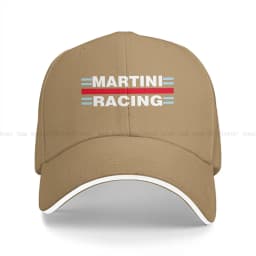 Washed Men's Baseball Cap Martini Racing Trucker Snapback Caps Dad Hat Formula 1 F1 Golf Hats