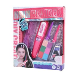 Children's Simulated Hair Dyeing Stick Set DIY Hair and Makeup Tools Girl's House Hair Accessories and Makeup Toy Gifts
