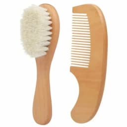 Baby Wood Brush Comb Beech Soft Wool Newborn Comb for Head Massager Baby Cleaning Shower Pure Natur Hairbrush Baby Care