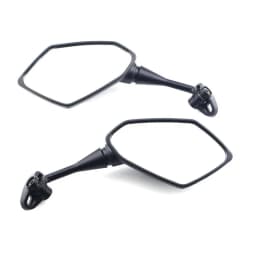 For Honda CBR250R Yamaha YZF R1 R6 R25 R15 R125 R3 R1S R1M FZ6R Mirrors Motorcycle Scooter Rear View Mirror Carbon Look Black