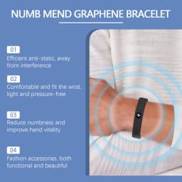 South Moon Energy Therapy Bracelet Relieve Arthritis Pain Hand Numbness Anti Fatigue Improve Circulation Adjustable Bracelets