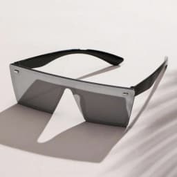 Fashion Oversized Frame Square Women's Sunglasses Casual Street retro Style Decorative Glasses