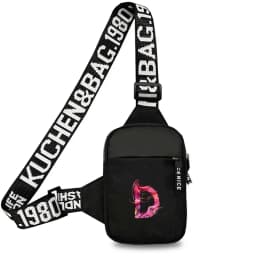 Chest Bag Women Sports Fitness Bag Purse Paint Letter Initial Name Lettern Pattern Sports Running Chest Pack for Men