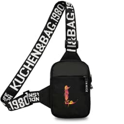 Chest Bag Women Sports Fitness Bag Purse Paint Letter Initial Name Lettern Pattern Sports Running Chest Pack for Men