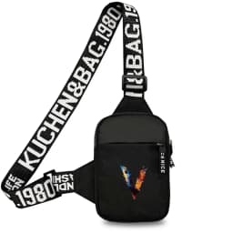 Chest Bag Women Sports Fitness Bag Purse Paint Letter Initial Name Lettern Pattern Sports Running Chest Pack for Men