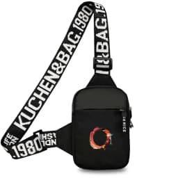 Chest Bag Women Sports Fitness Bag Purse Paint Letter Initial Name Lettern Pattern Sports Running Chest Pack for Men