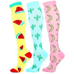 S-XXL 3 Pairs Free Shipping Nurse Compression Socks Varicose Veins Women Men Socks 20-30 MmHg Edema Diabetes Running Sport Socks