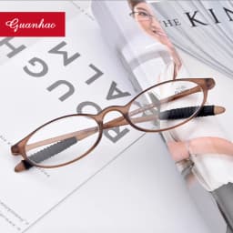 GUANHAO Brand Unisex Reading Glasses Clear Transparent Optical Hyperopia Presbyopic Glasses Universal Lightweight TR90 Frame