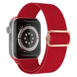 Bohemian Nylon Strap for Apple Watch ultra 2 49mm 41mm 45mm 38/40/44mm Elastic Shiny Bracelet iWatch Series 9/8/7 6 5 4 Se Band