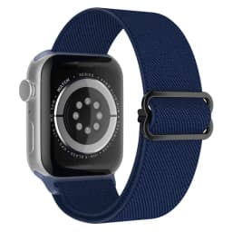 Bohemian Nylon Strap for Apple Watch ultra 2 49mm 41mm 45mm 38/40/44mm Elastic Shiny Bracelet iWatch Series 9/8/7 6 5 4 Se Band