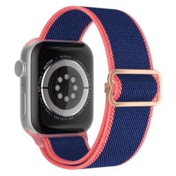Bohemian Nylon Strap for Apple Watch ultra 2 49mm 41mm 45mm 38/40/44mm Elastic Shiny Bracelet iWatch Series 9/8/7 6 5 4 Se Band