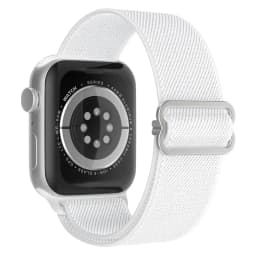 Bohemian Nylon Strap for Apple Watch ultra 2 49mm 41mm 45mm 38/40/44mm Elastic Shiny Bracelet iWatch Series 9/8/7 6 5 4 Se Band
