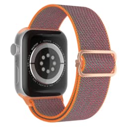 Bohemian Nylon Strap for Apple Watch ultra 2 49mm 41mm 45mm 38/40/44mm Elastic Shiny Bracelet iWatch Series 9/8/7 6 5 4 Se Band