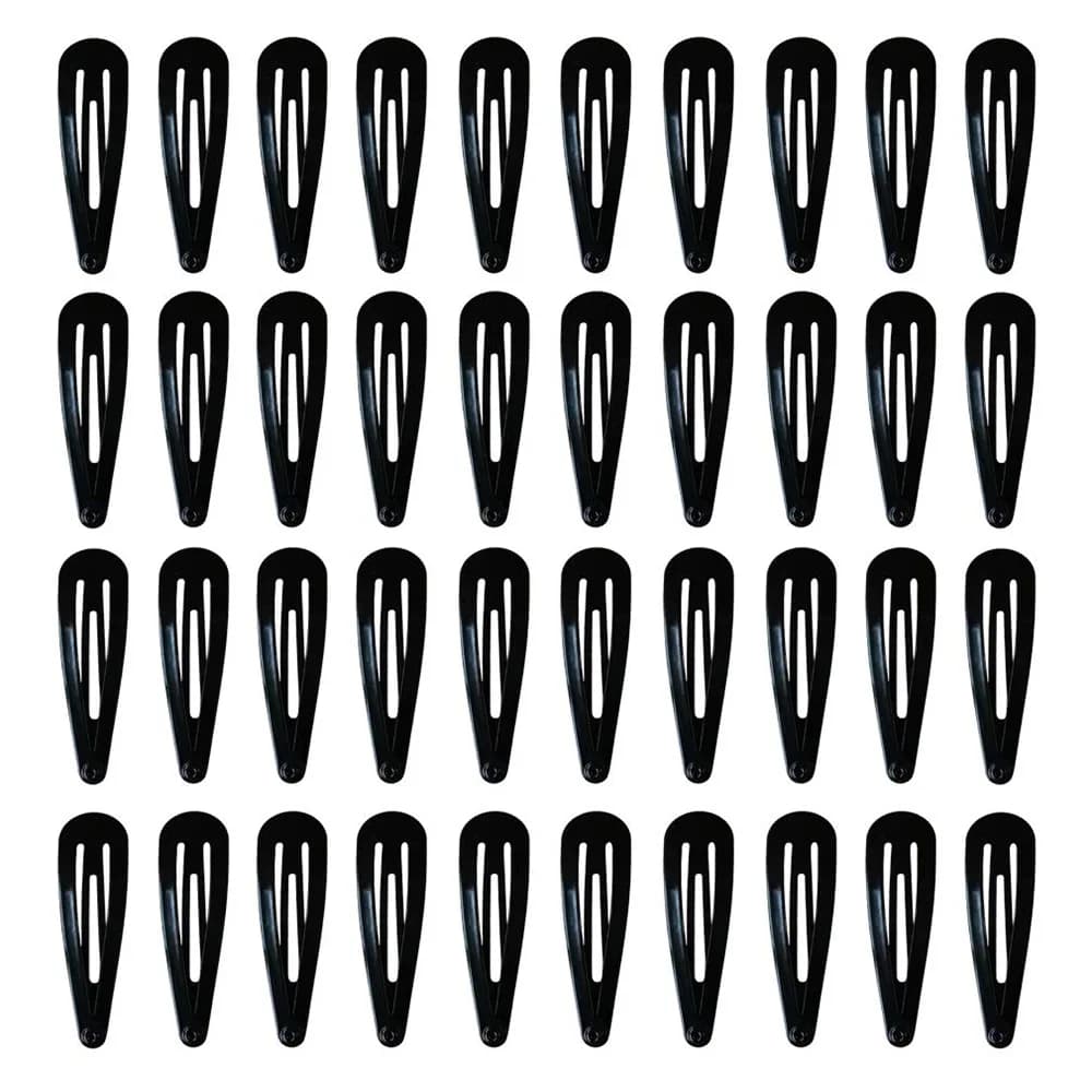 Black Hair Clips Adults Children Hair Accessories Tassel Clip Hair Tools Decorative Items 30pcs